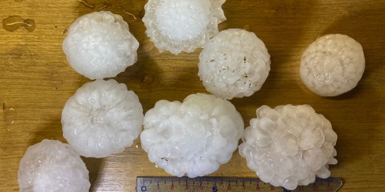 A Hail Stone the Size of A Pineapple Was Found in Texas. It likely Sets a State Record