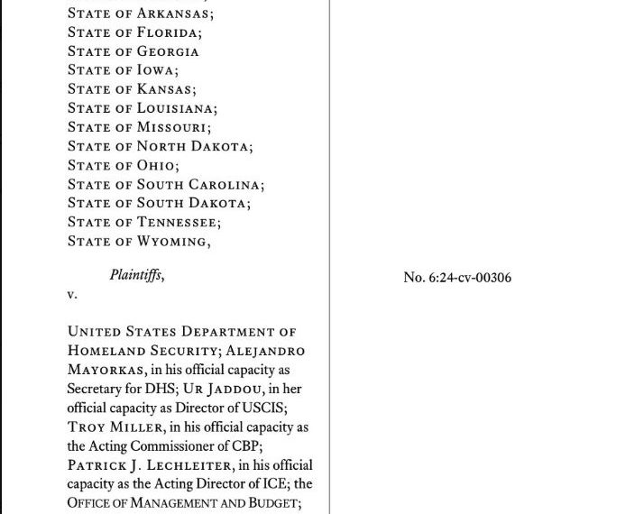 “Texas Attorney General Ken Paxton to File Urgent Lawsuit Against Biden Administration Over ‘Parole in Place’ Policy, Accusing It of Encouraging Illegal Immigration”