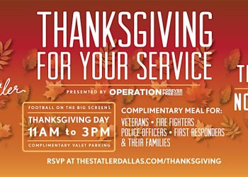 Dallas Hotel to Celebrate Community Heroes at the 7th Annual “Thanksgiving for Your Service”
