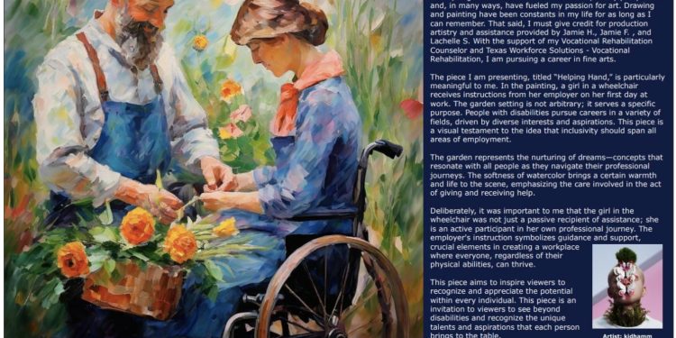 Texas Artists with Disabilities Invited to Submit Work for 2025 Disability Employment Awareness Poster