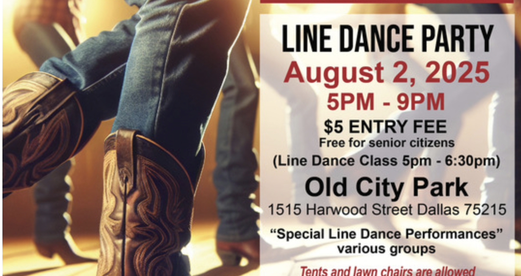 This Saturday: Line Dancing, Food Trucks, and Cowboys in Dallas’s Oldest Park
