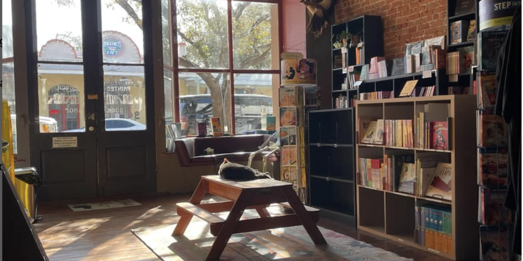 This Texas Bookstore Has a Tree Growing Inside, Two Cats, and the Most Amazing Origin Story