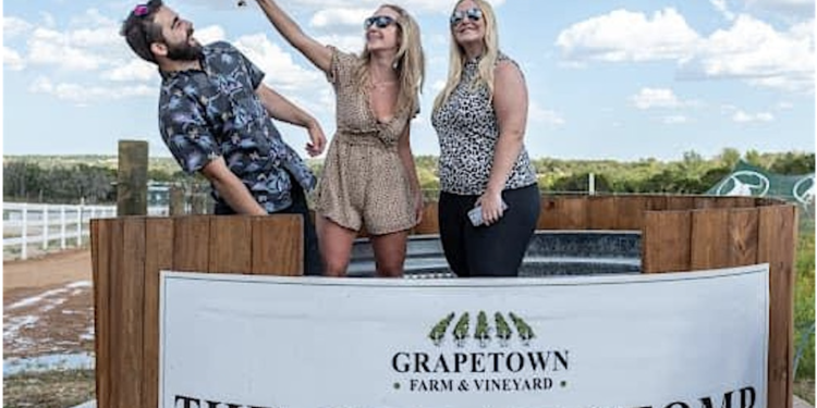 Get Your Feet Purple: Fredericksburg’s Most Fun Wine Experience Happens Every Saturday
