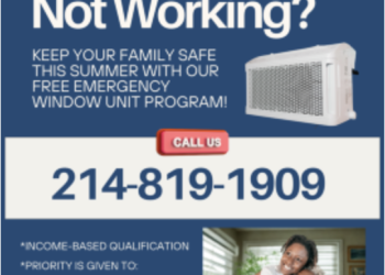 Your AC Died and It’s 100 Degrees? Dallas County Has Your Back with Free Emergency Units