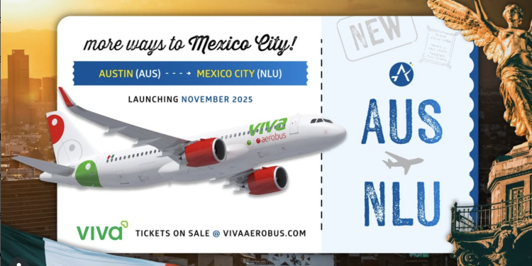 Austin Just Got a Direct Line to Mexico City’s Newest Airport