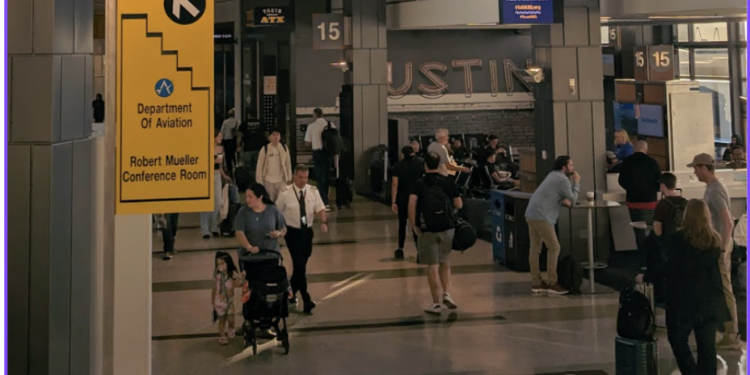 Austin Airport’s Stunning New Art Installation Celebrates What Happens When We Come Together