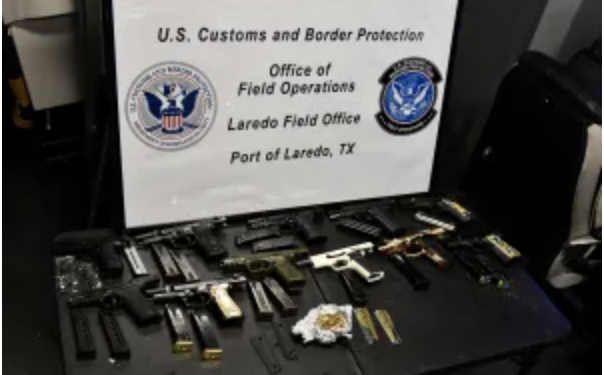 CBP Officers Stop Weapons Cache Headed to Mexico at Laredo Border