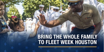 Houston Rolls Out the Red White and Blue for Fleet Week 2026