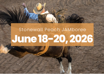 The Hill Country’s Sweetest Weekend Is Coming — Stonewall Peach JAMboree and Rodeo Returns June 18–20