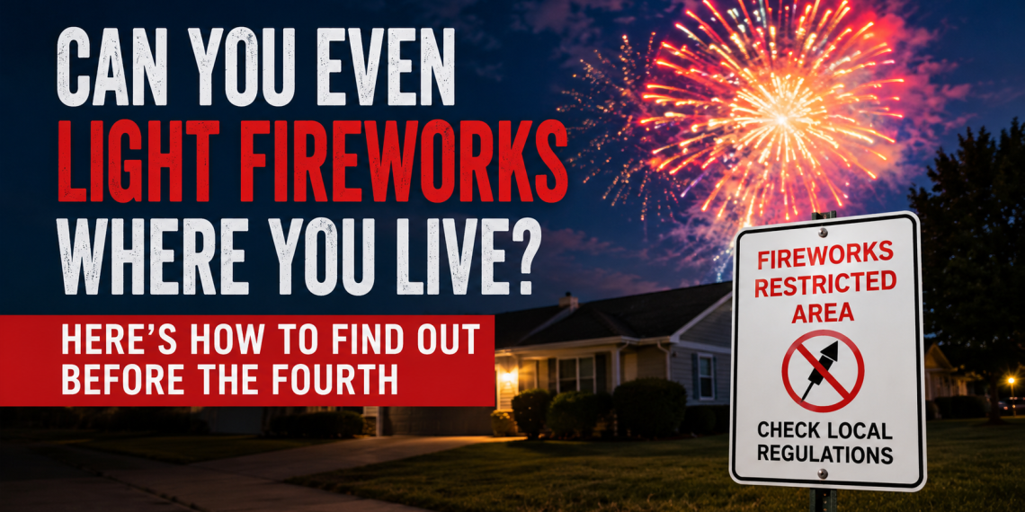 Can You Even Light Fireworks Where You Live? Here’s How to Find Out Before the Fourth