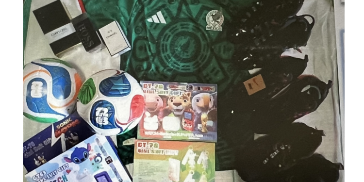 CBP Seizes More Than $6 Million in Counterfeit World Cup Merchandise at Houston Seaport
