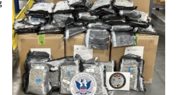 CBP Seizes Five Tons of Marijuana in Baltimore Bound for England
