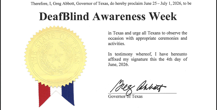 Celebrating DeafBlind Awareness Week Across Texas