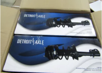 The shipment consisted of 1,602 front strut and coil assemblies and 20 shock absorbers.