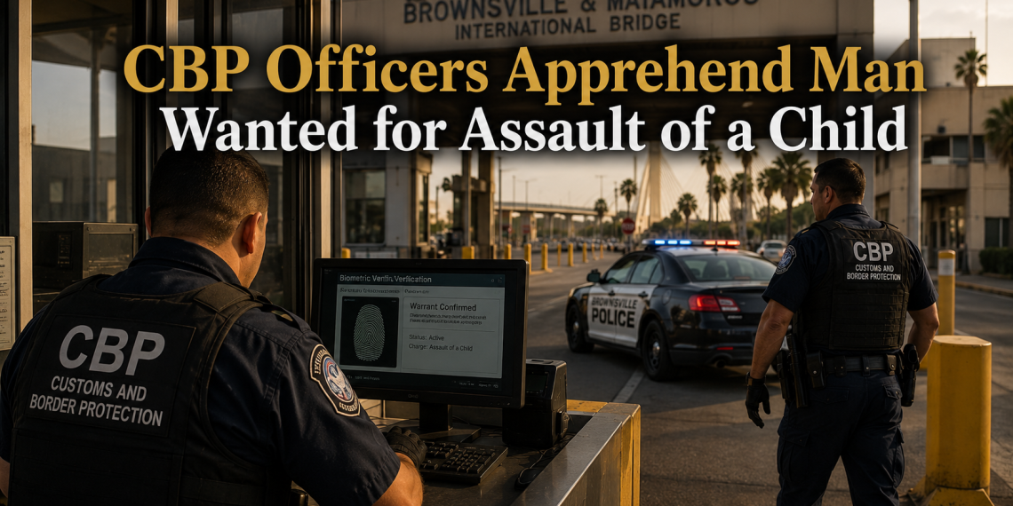 Brownsville Border Officers Apprehend 20-Year-Old on Outstanding Harlingen Warrant for Sexual Assault of a Child