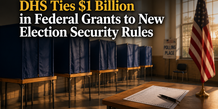 DHS Ties $1 Billion in State Homeland Security Grants to New Election Security Requirements