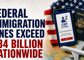 Federal Immigration Fines Exceed $84 Billion Nationwide as DHS Encourages Voluntary Departure Through CBP Home App