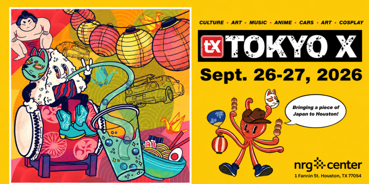 Tokyo X Brings a Piece of Japan to Houston September 26–27: 600+ Vendors, JDM Cars, Anime Voice Actors, and Two Full Days of Food, Cosplay, and Culture at NRG Center