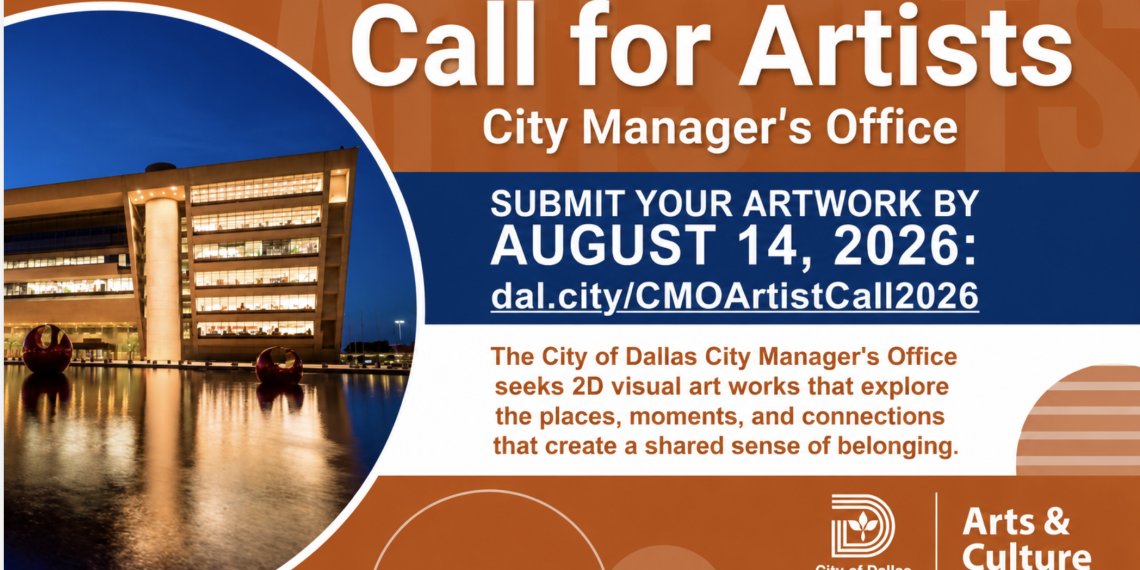 Calling Dallas Artists: The City Manager’s Office Wants Your Work on Its Walls for a Full Year — Deadline August 14