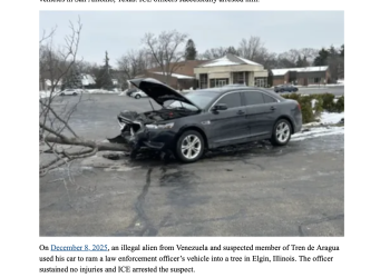 ICE Reports Vehicle Ramming Incident in San Antonio Among National Increase in Vehicular Assaults on Federal Officers