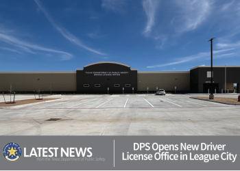 DPS's first driver's license office in League City (pictured) opened in June 2025.