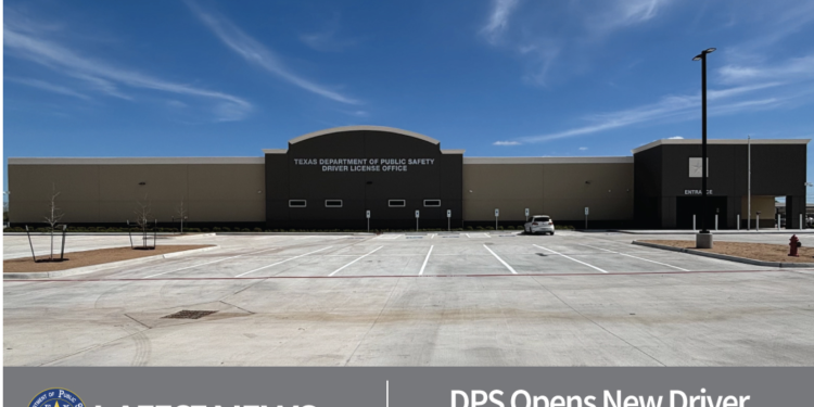 DPS's first driver's license office in League City (pictured) opened in June 2025.