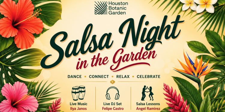 Dance the Night Away Under the Palms: Salsa Night Returns to Houston Botanic Garden