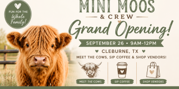 Meet the Herd: Mini Moos & Crew Celebrates Grand Opening in Cleburne