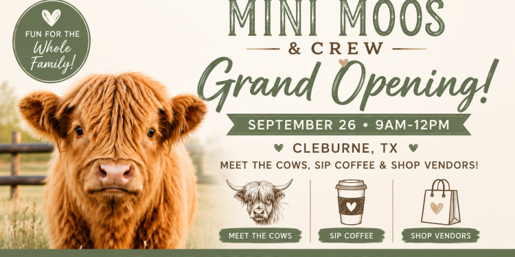 Meet the Herd: Mini Moos & Crew Celebrates Grand Opening in Cleburne