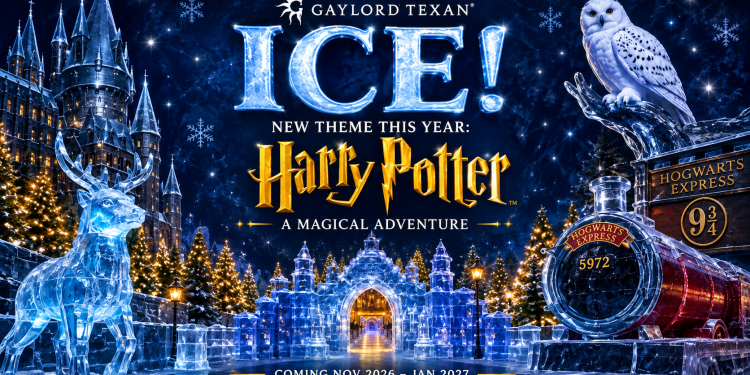 The Wizarding World Comes to Texas in Ice: Gaylord Texan’s Holiday Attraction Goes Full Harry Potter